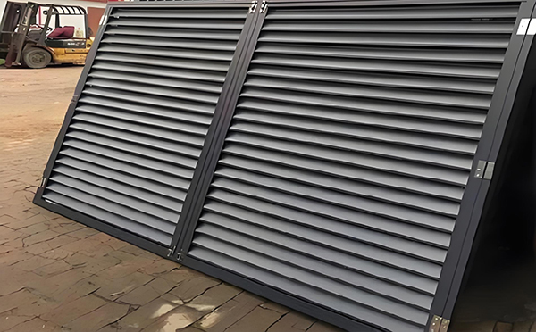 金银川路街道百叶窗