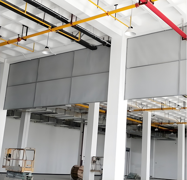 防火布金银川路街道挡烟垂壁