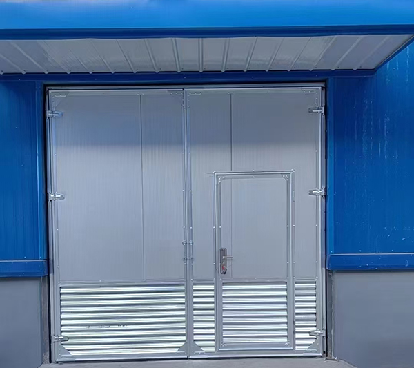 金银川路街道工业平开门