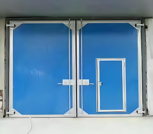 金银川路街道工业平开门