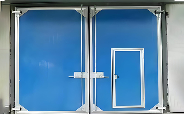 金银川路街道工业平开门