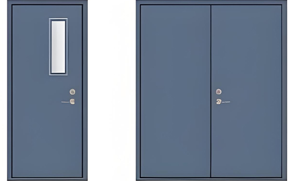 金银川路街道钢制防火门