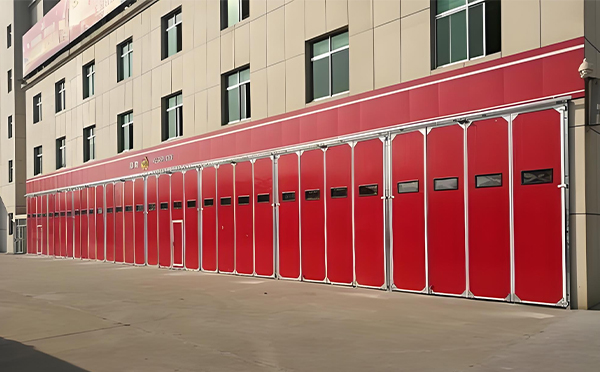 金银川路街道工业折叠门