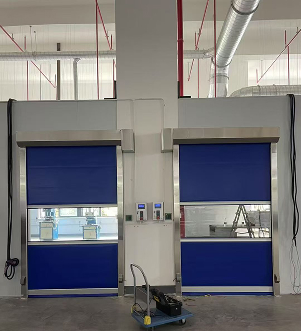 金银川路街道快速金银川路街道卷帘门助力食品加工车间环境升级